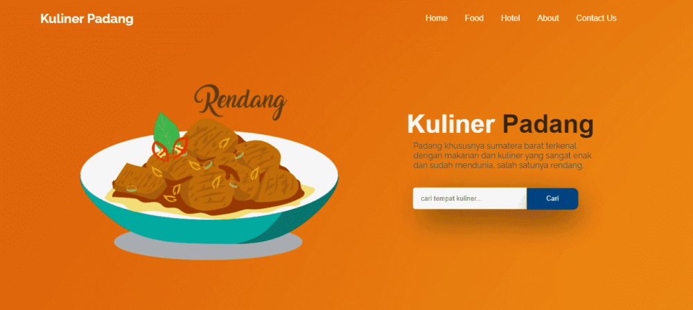 Membuat Landing Page Kuliner Dengan Html Dan Css Mandan Koding Hot Sex Picture 5933